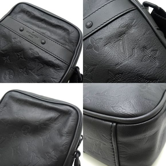 Louis Vuitton Monogram Shadow Danube Noir Shoulder Bag - Picture 4 of 8